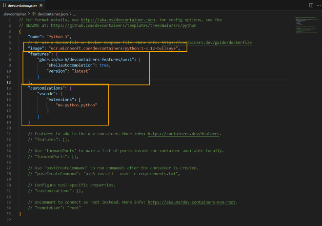 DevContainer Structure