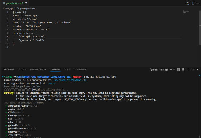 Installing FastAPI