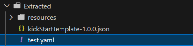 Extracted Folder Content